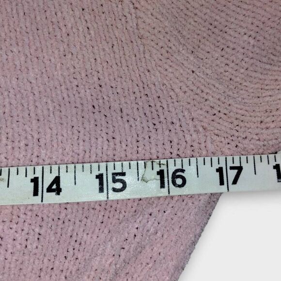 Natori Womens Robe Sz‎ XS Pink Fleece Cozy Mellow Belt Pockets Sleepwear - Picture 8 of 9